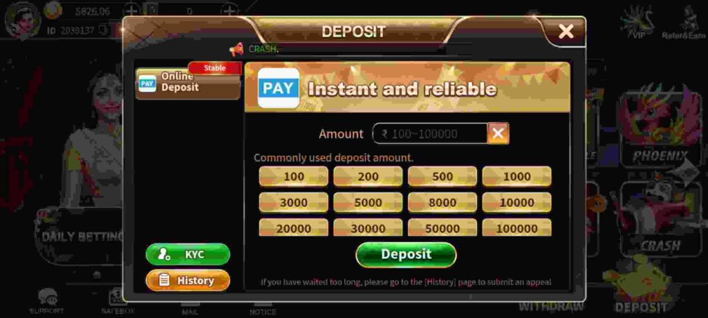 Mega Casino APK Available Games