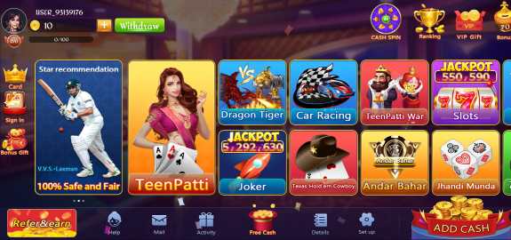 Which Game Can Be Play In Teen Patti Day Apk