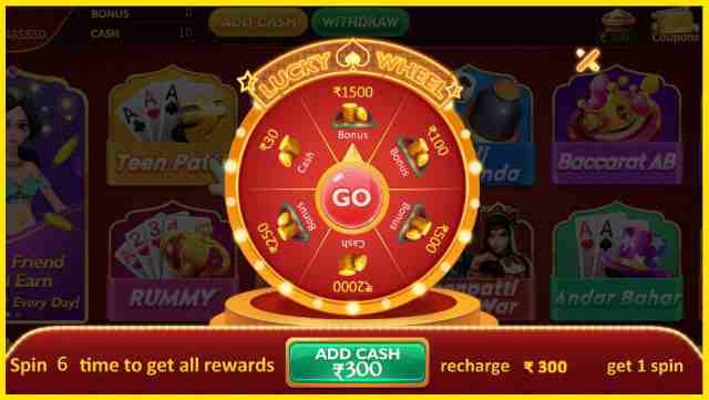 How To Use Lucky spin In Bappa Rummy Mod Apk Teen Patti Wining Apk