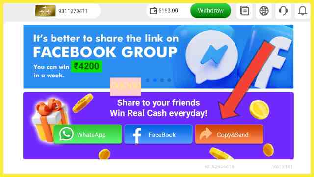 Refer And Earn Free Cash In Slot Win Mod App 