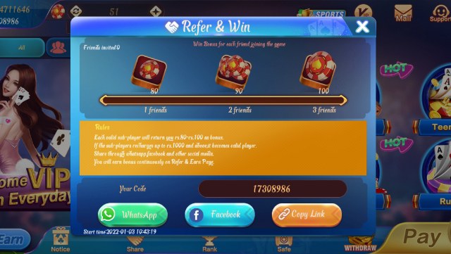 Rummy Gems App Download: Get 81 Rs Bonus  